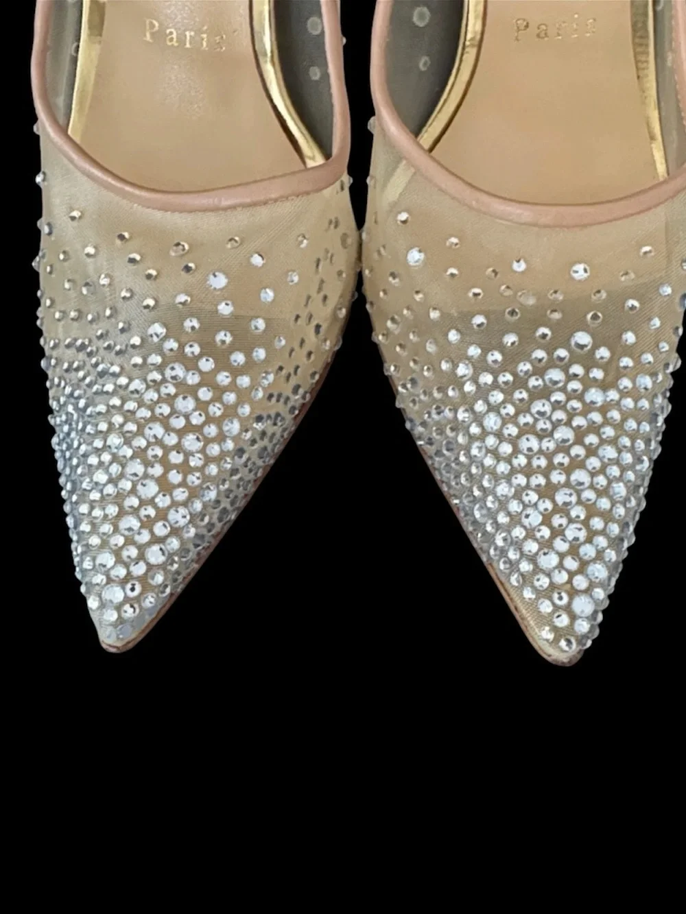 Christian Louboutin Follies Strass 100 pumps